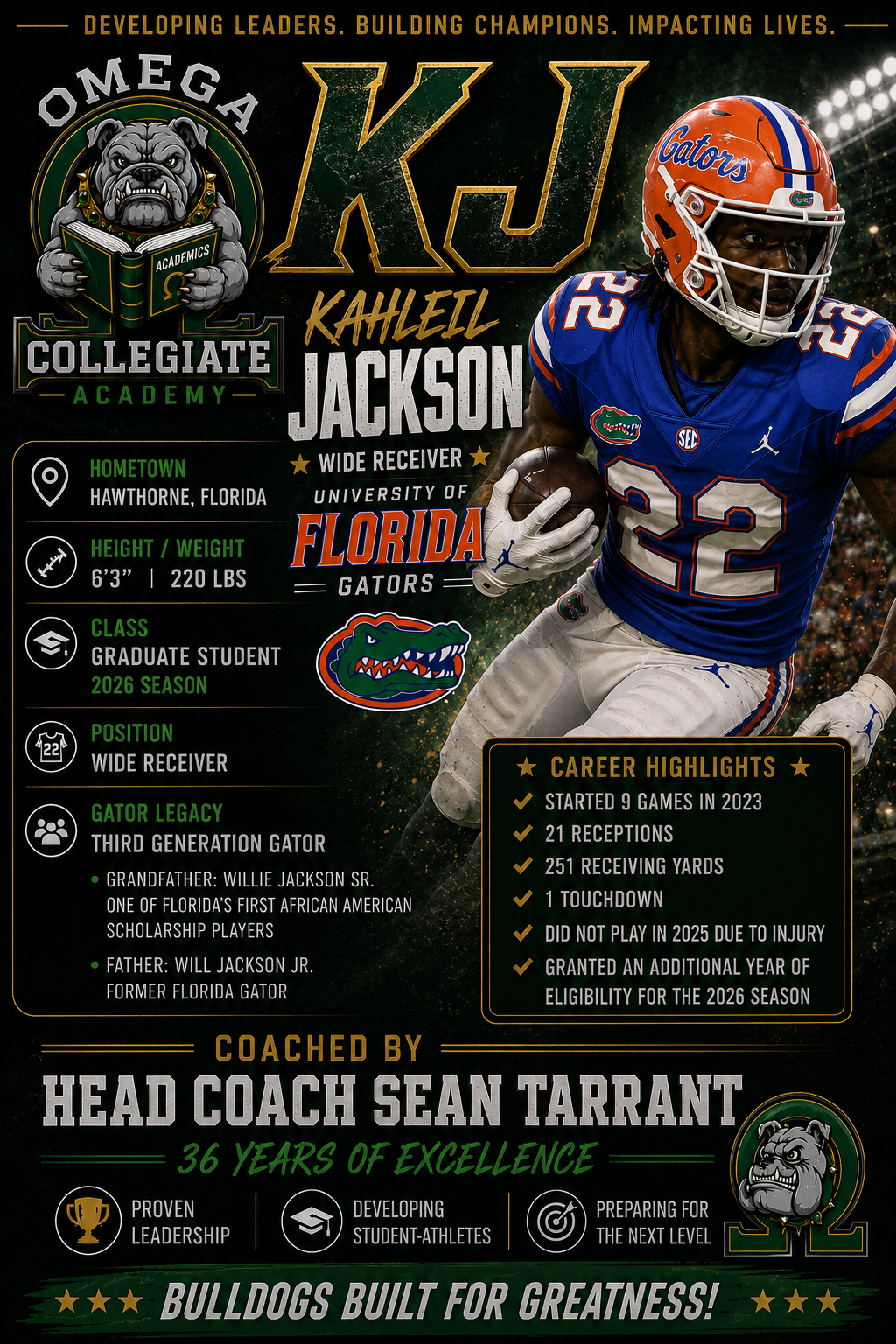 Kahleil Jackson commitment graphic